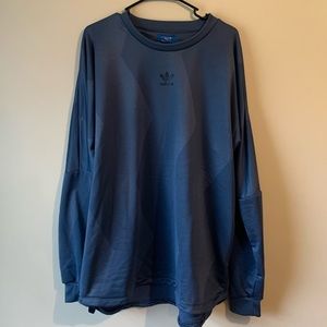 Adidas originals xl men’s goalie jersey blue